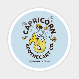 "Capricorn Apothecary Co: A Bounty Of Charm" Cool Zodiac Art Magnet